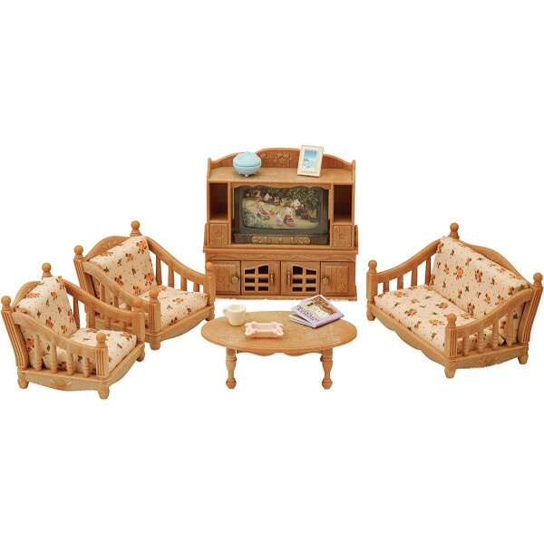 Sylvanian Families Set Comoda Sala Estar Muebles Accesorios Sylvanian Families Set Comoda Sala Estar Muebles Accesorios