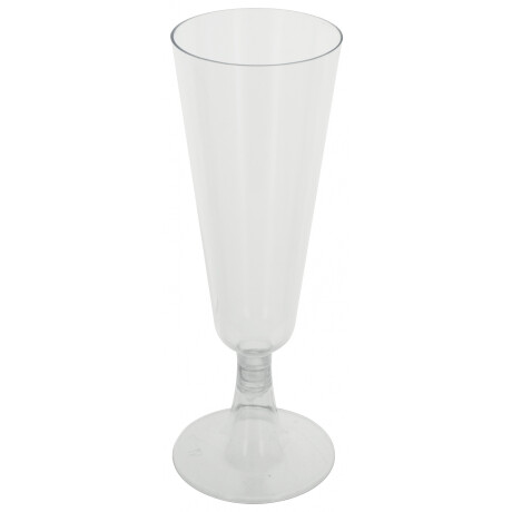 Set de 6 copas descartables de acrilico para champagne Set de 6 copas descartables de acrilico para champagne