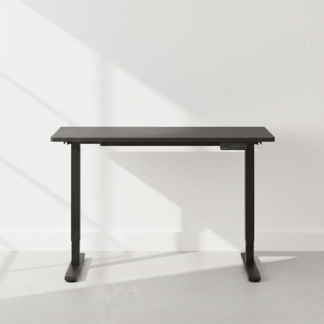 ESCRITORIO REGULABLE METAL-Y-MDF NEGRO E1PRO