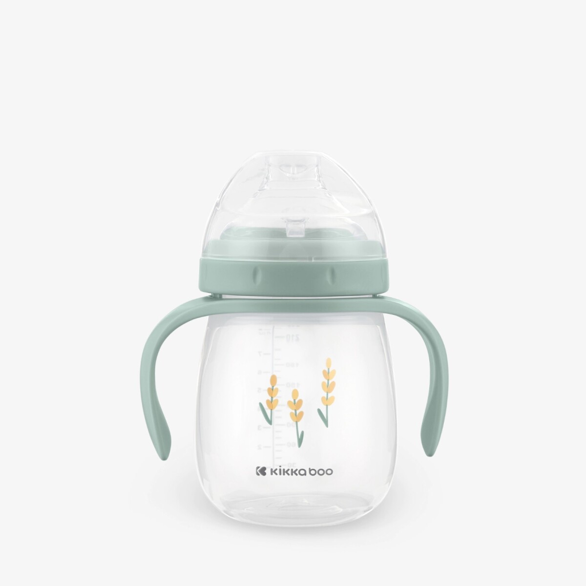 Vaso con asa y boquilla silicona - Sleepy Sheep 