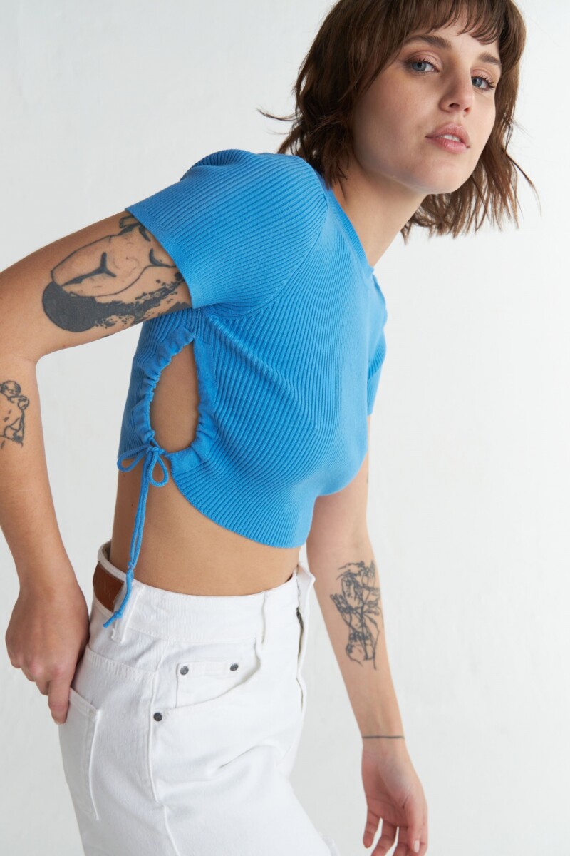 Top New Turquia Azul
