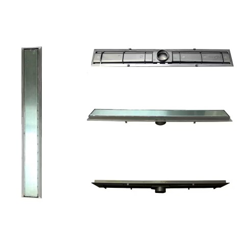 Receptáculo lineal 90cm rejilla inoxidable Receptáculo Lineal 90cm Rejilla Inoxidable