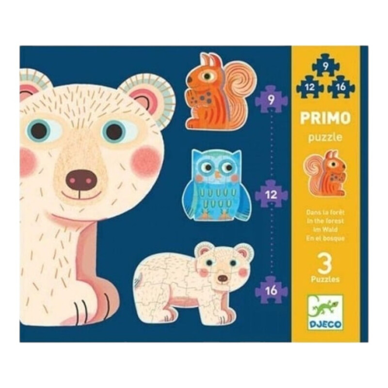 Puzzle Animales del Bosque Djeco Puzzle Animales del Bosque Djeco
