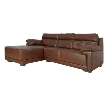 Sofa Albany 3 cuerpos Caramelo - Chaise Derecho