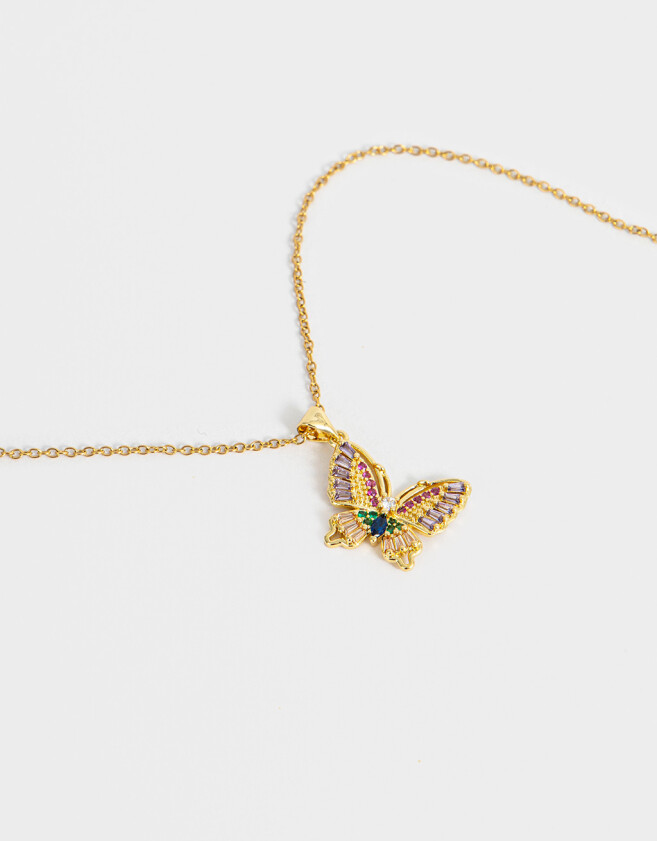 Cadena Corta con Dije Acero quirúrgico Cadena Corta Con Dije Acero Quirúrgico - Dorado