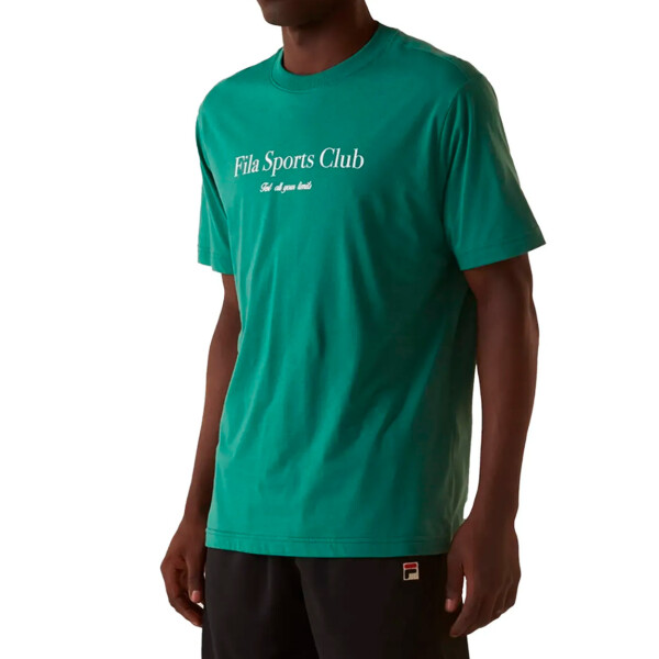 FILA Comfort sport club Remera manga corta casual para hombre - Verde Verde