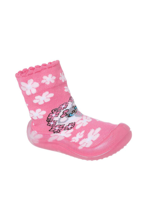 Medias Con Goma Rosa