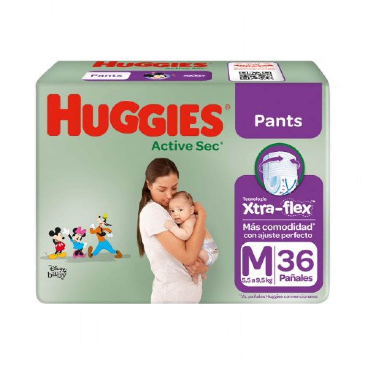 HUGGIES PANTS M 36 UNID 