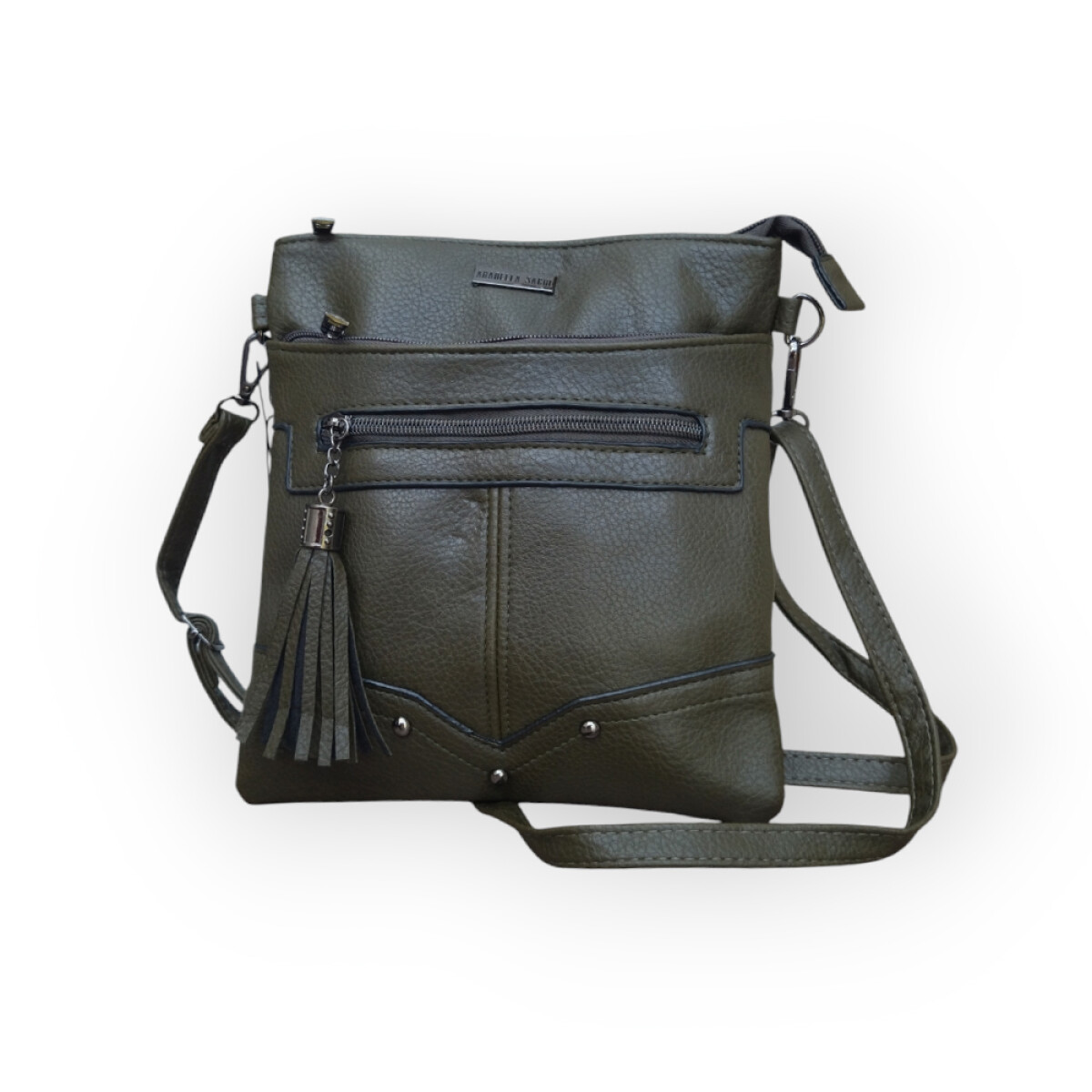 Morral con fleco Agatha - Verde Oliva 