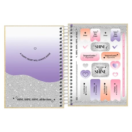 Agenda Tilibra 2026 Shine Plateada