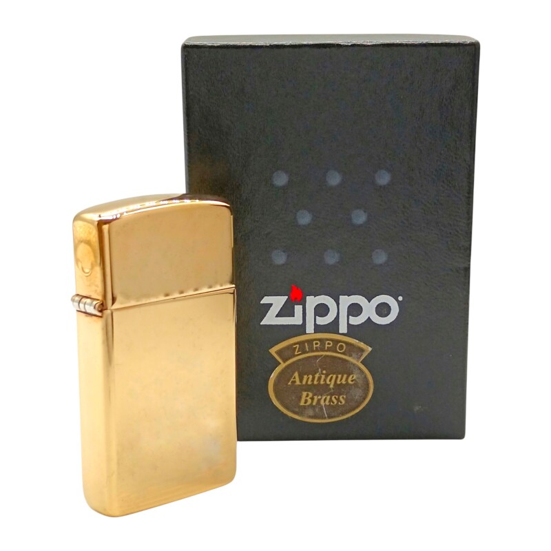 Encendedor ZIPPO 1654B Slim Brass WO/S B- ZP165439 doradouniforme