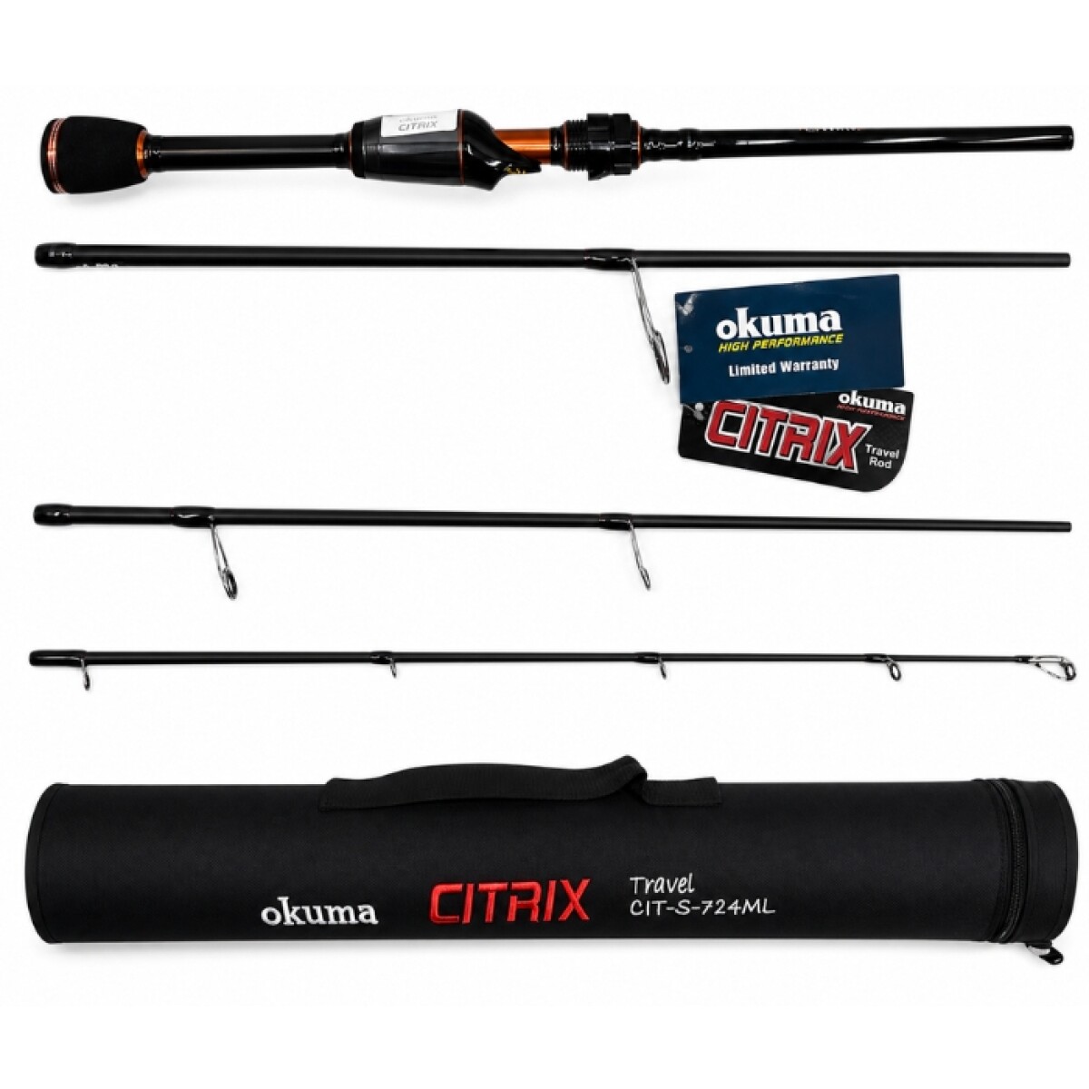Caña Okuma Citrix Travel 2.17m 4 Tramos 