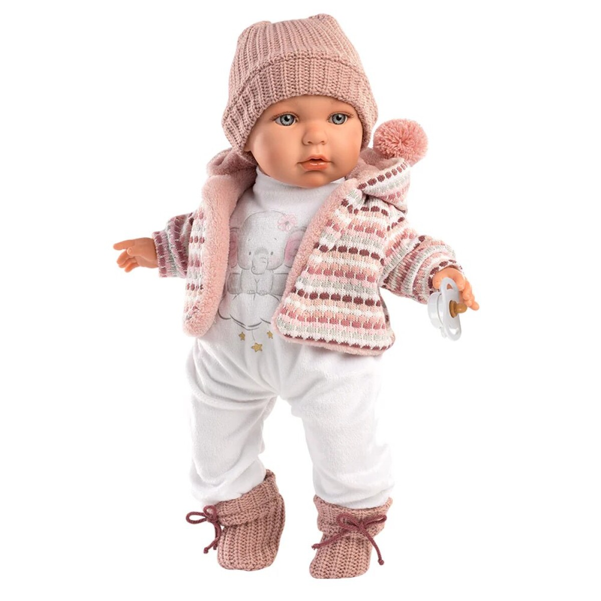 Bebota Llorens Julia Llorona Chupete 42 Cm Abrigo Pijama - Variante Modelo Julia 