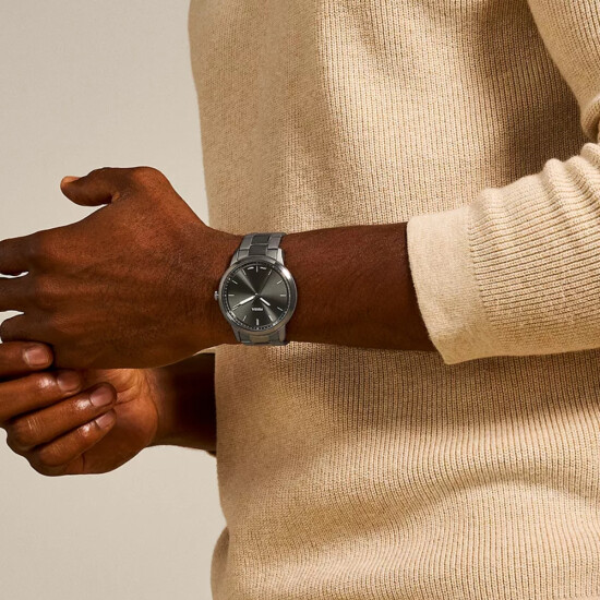 Reloj FOSSIL MINIMALIST Acero Gris Esfera 44mm 0