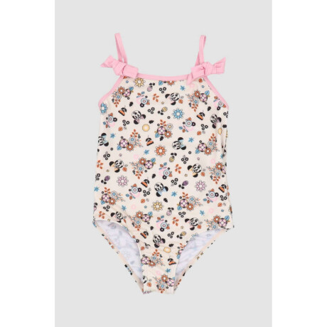 Malla flores disney 2-6a Rosado