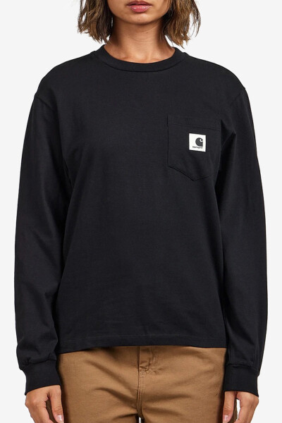CAMISETA W' CON BOLSILLO Negro