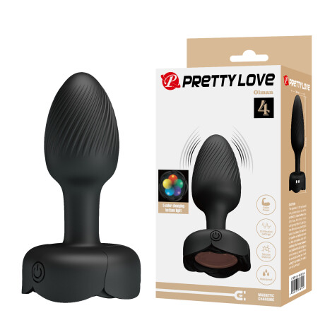 Plug Anal Vibrador Luz Led Olman Pretty Love Plug Anal Vibrador Luz Led Olman Pretty Love