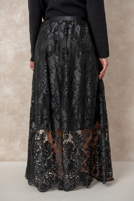 POLLERA RIOMILA Negro