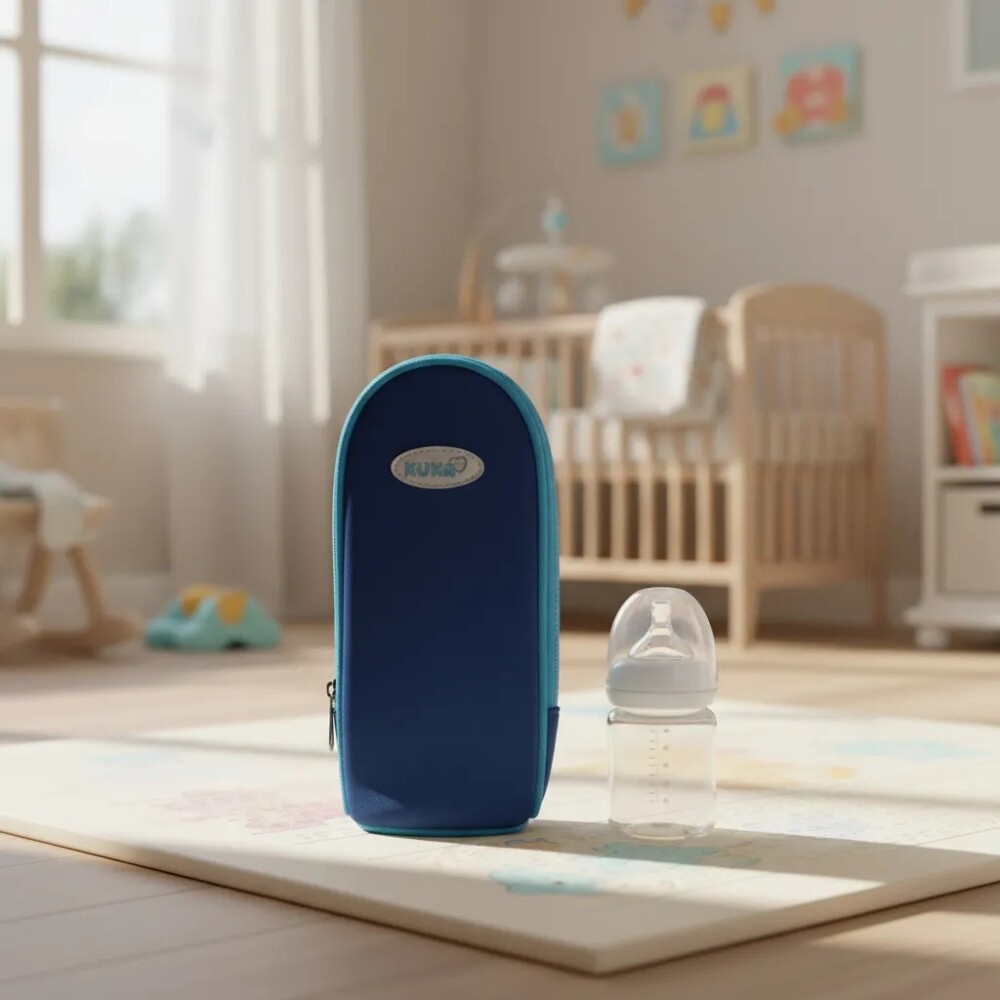 Porta biberon termico kuka azul