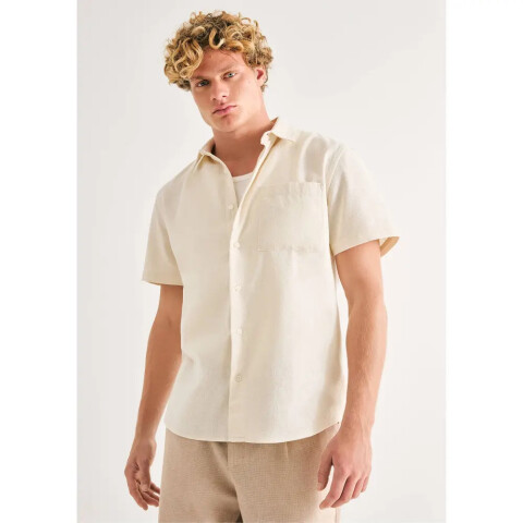 CAMISA MM MASC BEGE CLARO