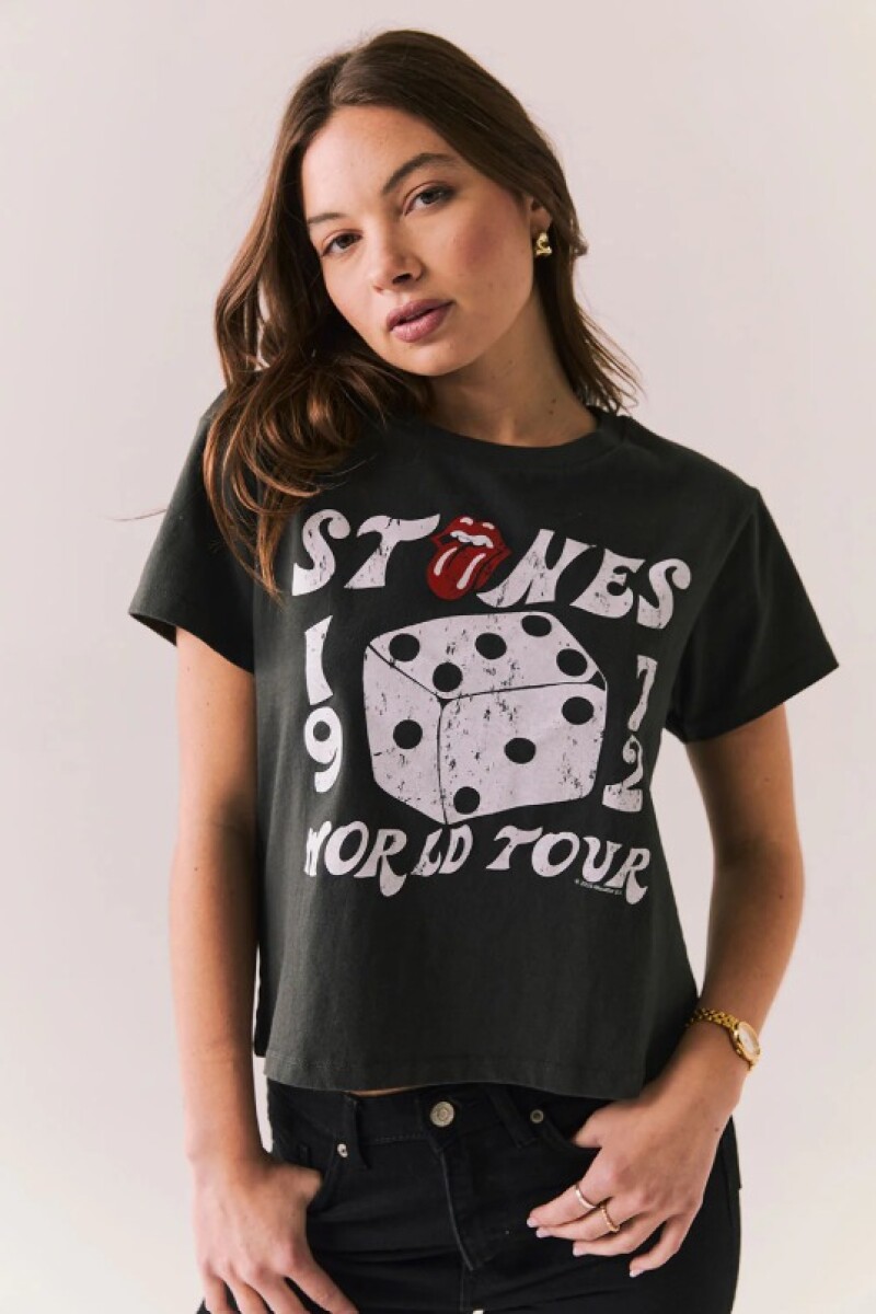 COAST COTTON JERSEY RAMBLER TE Negro