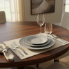 Plato llano blanco 31 cms. HR002-12 Plato llano blanco 31 cms. HR002-12