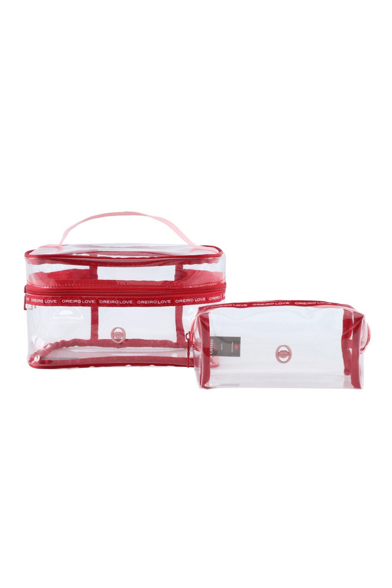 Set/3 Necessaire Oreiro Marrón