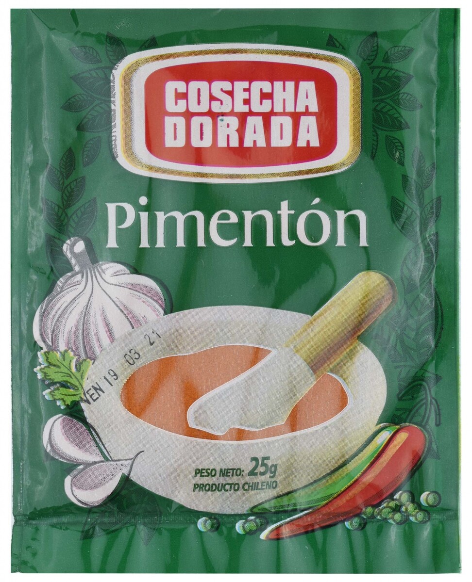 PIMENTON COSECHA DORADA 25 GR 