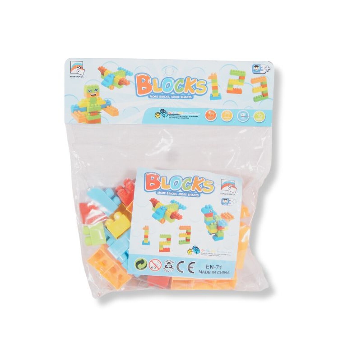 OUTLET Bloques de construccion 30 pcs bolsa 21*19 cm - Outlet Bloques De Construccion 30 Pcs Bolsa 21*19 Cm 
