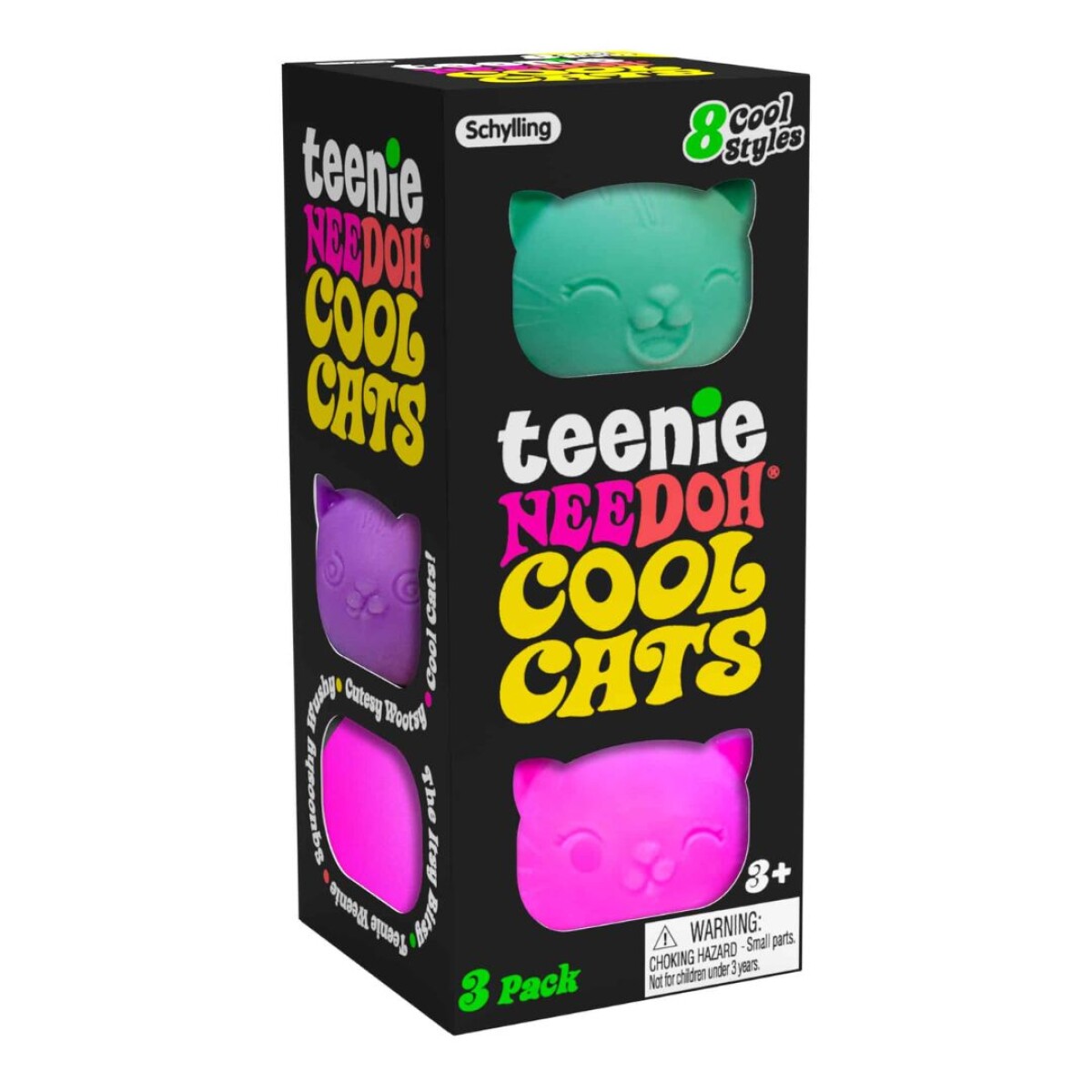 Teenie Cool Cats Needoh- squishy mascota - Teenie Cool Cats Needoh- Squishy Mascota 