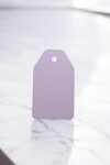 Tag rectangular liso 5x8,5 LILA