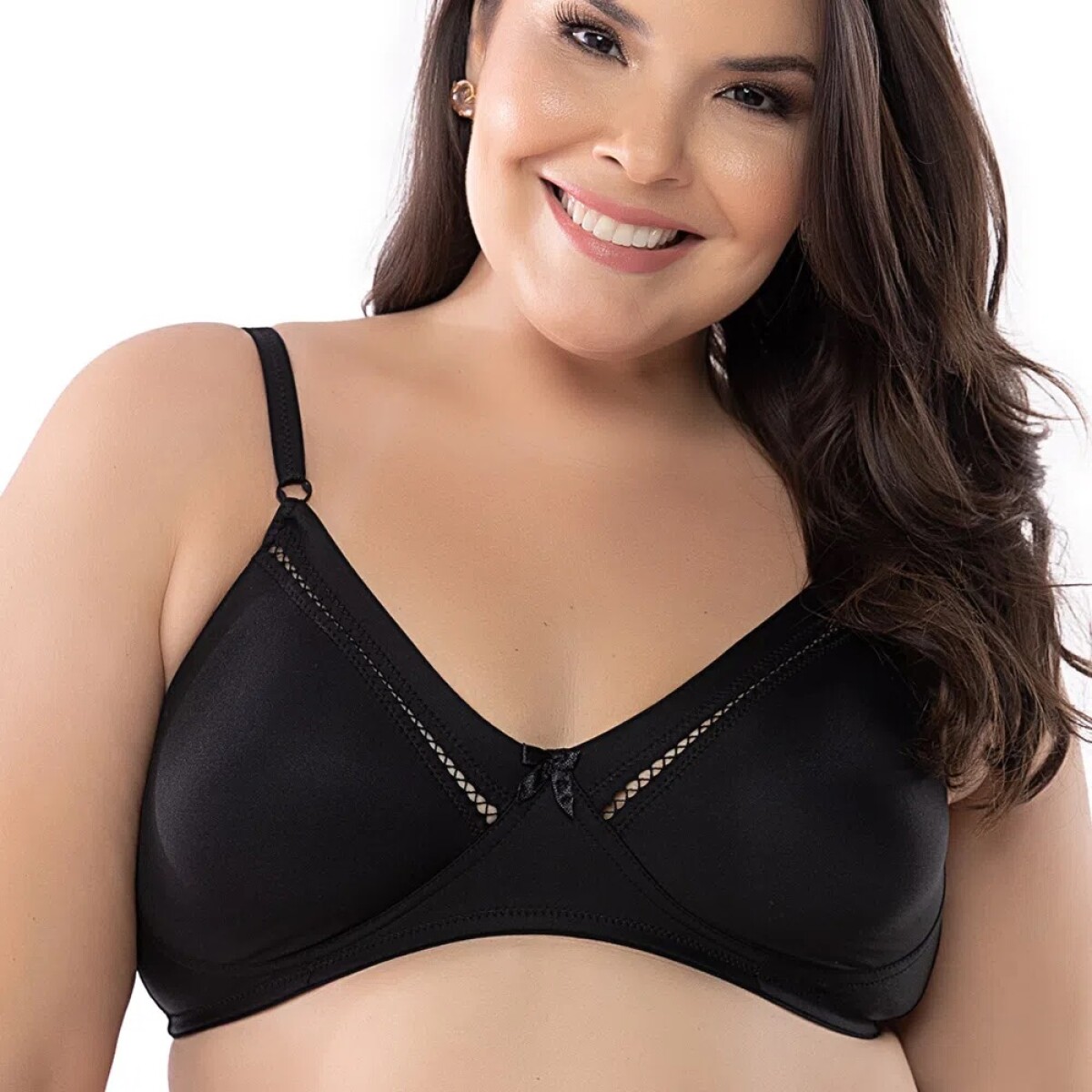 DEL RIO Soutien reduc zig zag - Negro 