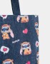 Bolsas reutilizables Tote Bag "stitch Capybara" - Azul Medio
