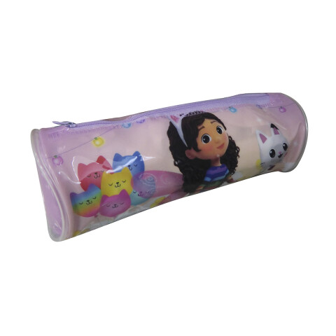 Cartuchera Cilíndrica PCV La Casa de Gabby 22 cm U