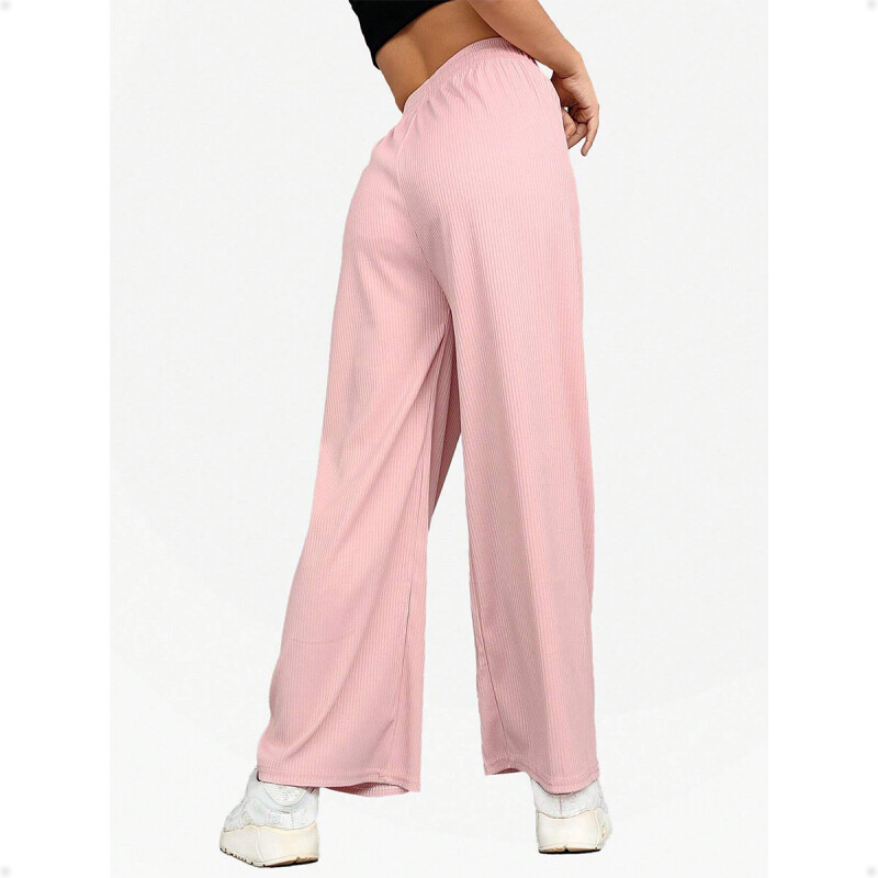 PantalÃ³n Palazzo para Mujer Rosa