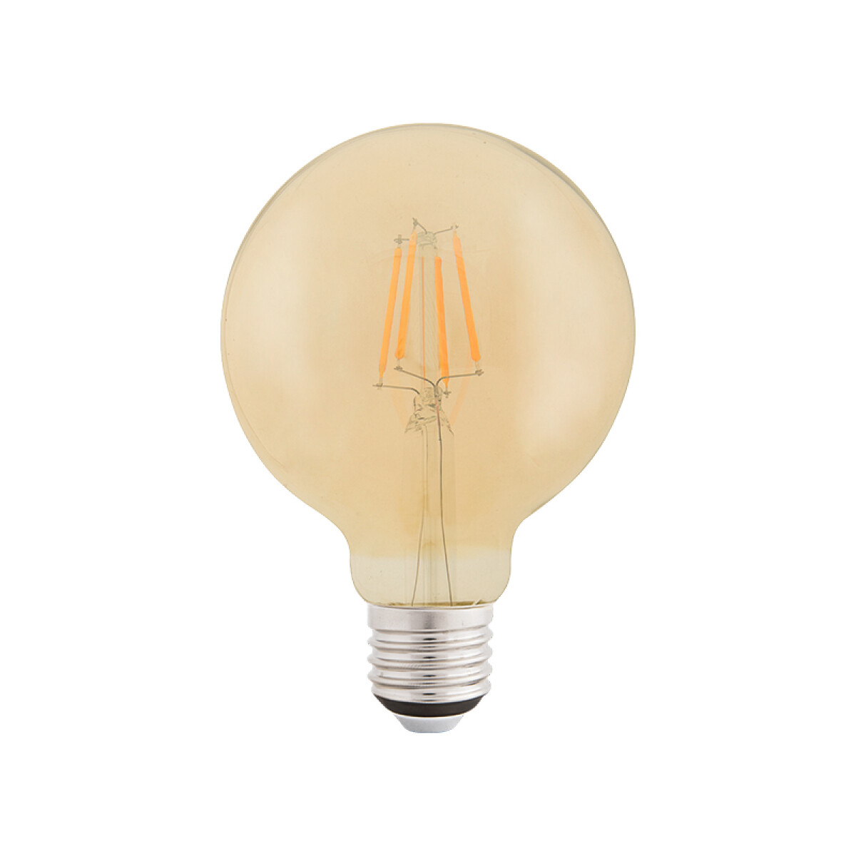 Lámpara LED G95 globo ámbar E27 4W 280Lm cálida -TRAMONTINA - TE3150 