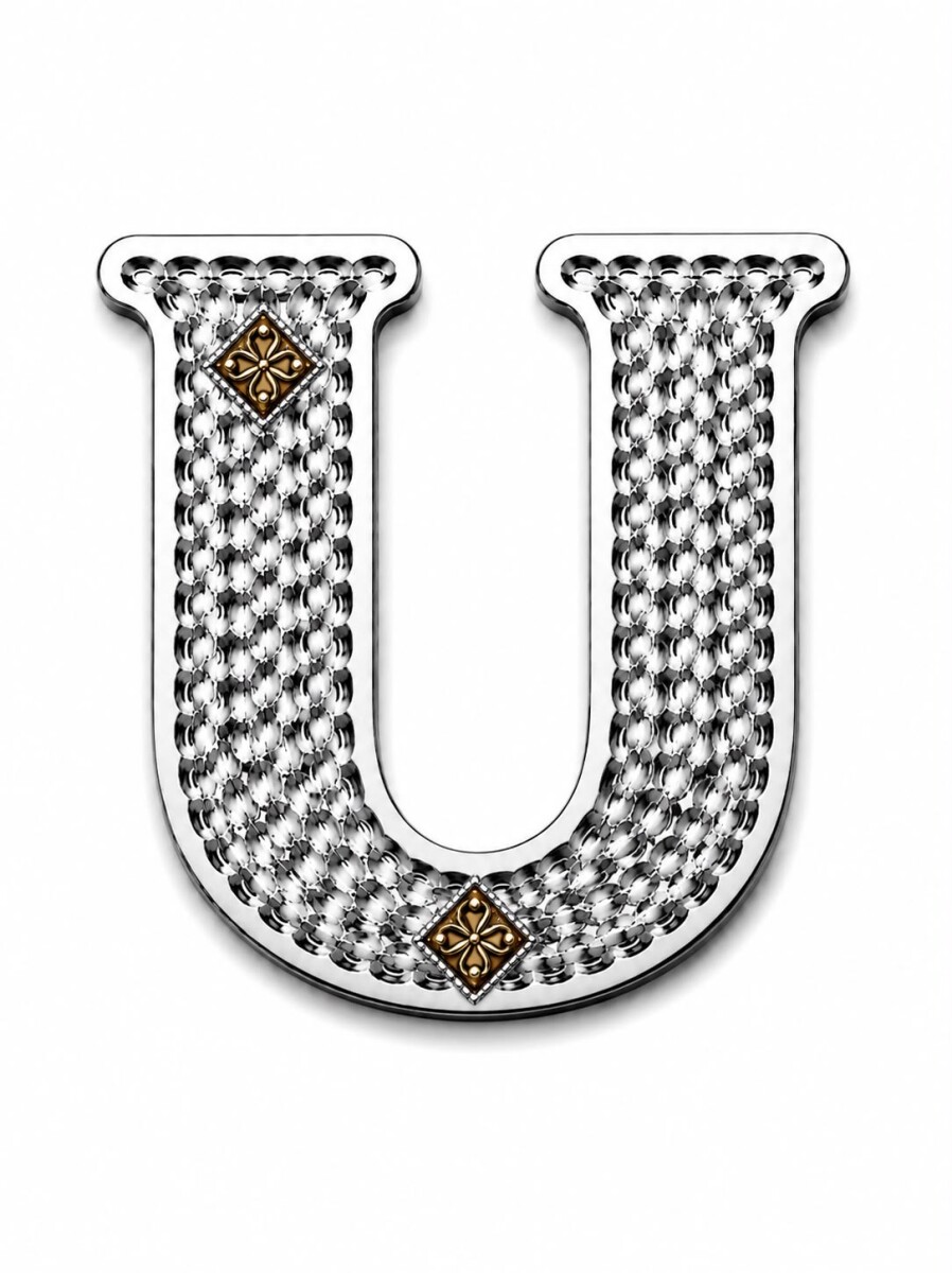 Letras Plata y Oro - U 