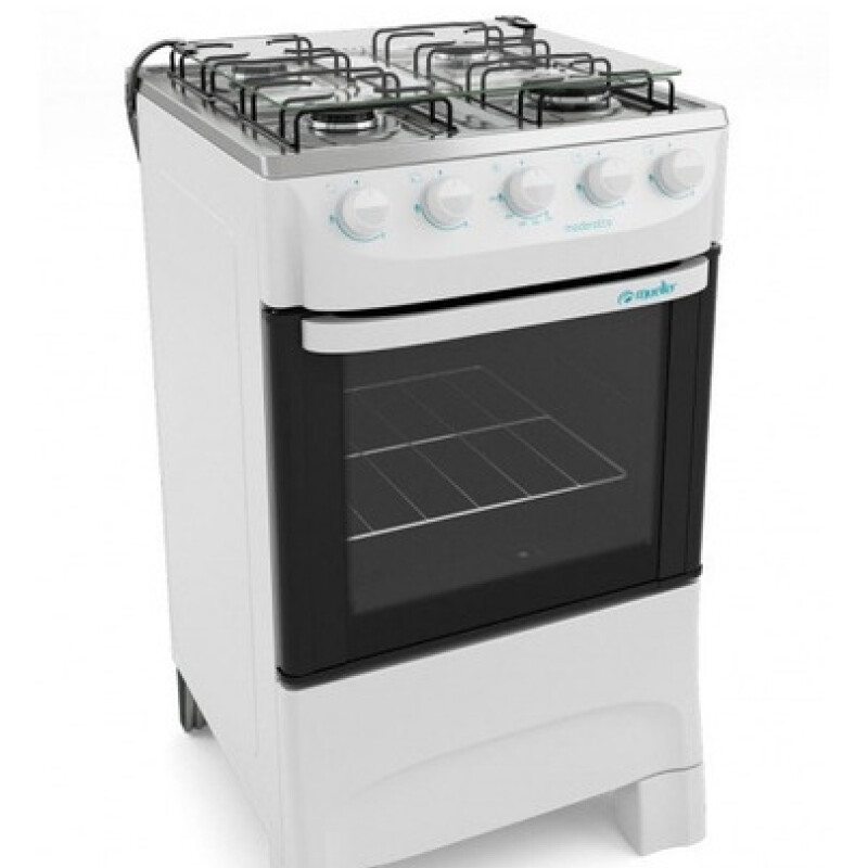 COCINA MUELLER MODERATTO 4 HORNALLAS BLANCA