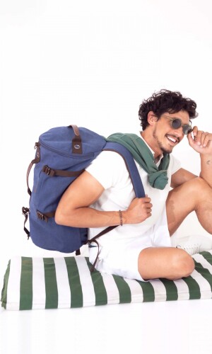 BOLSO MOCHILA FORBES AZUL