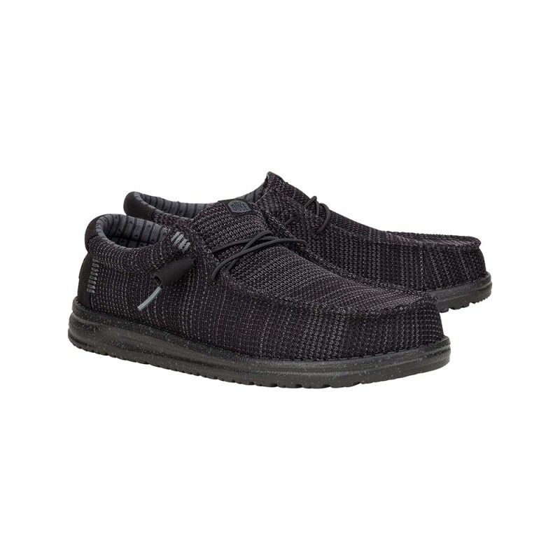 Wally Stretch Sox - Hombre Black/black
