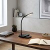 VELADOR DE ESCRITORIO CON CARGADOR INALAMBRICO 2W FLEXIBLE NEGRO VELADOR DE ESCRITORIO CON CARGADOR INALAMBRICO 2W FLEXIBLE NEGRO