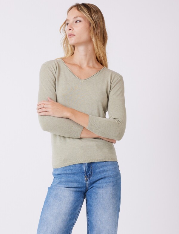 Buzo Basico VERDE CLARO