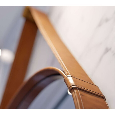 Espejo Aqua Li­nea Manhattan 60 cm Marron