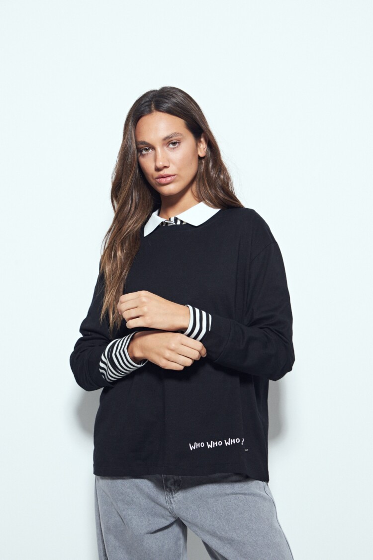 REMERA DOGS OUT Negro