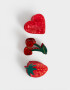 Broches Sets Frutas Set De Broches Frutas - Rojo Medio