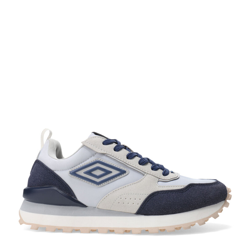 Championes de Hombre Umbro Venturi Blanco - Azul Marino