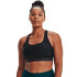 UA Crossback Mid Bra-PPL BLK-001