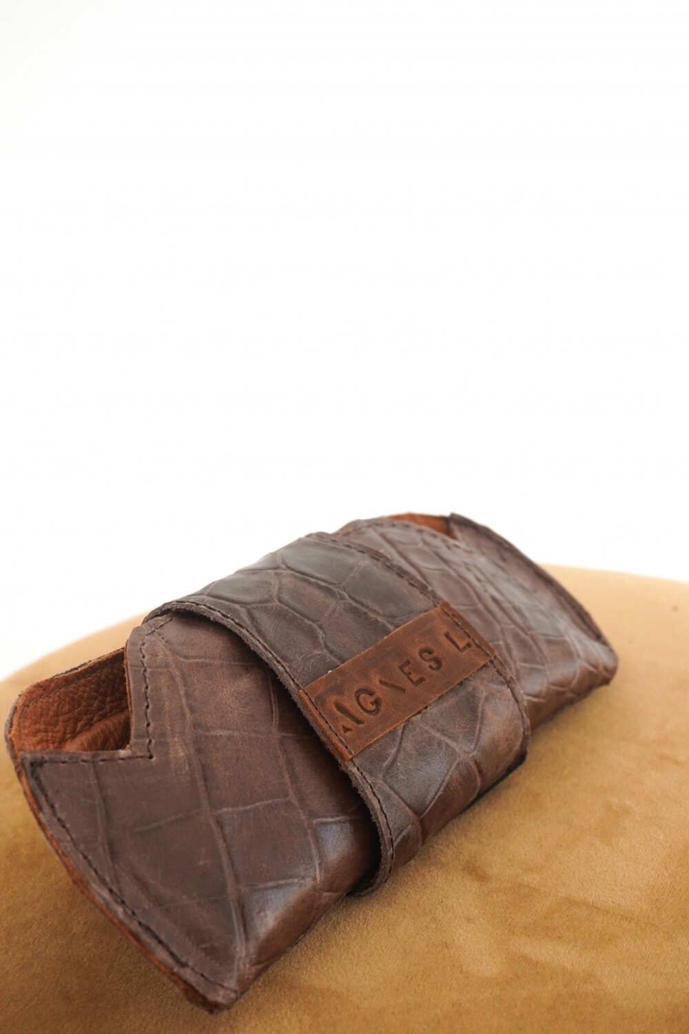 Estuche Lentes Crocco Chocolate