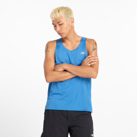 Tank Hombre Athletics Singlet - Hombre Sky Blue