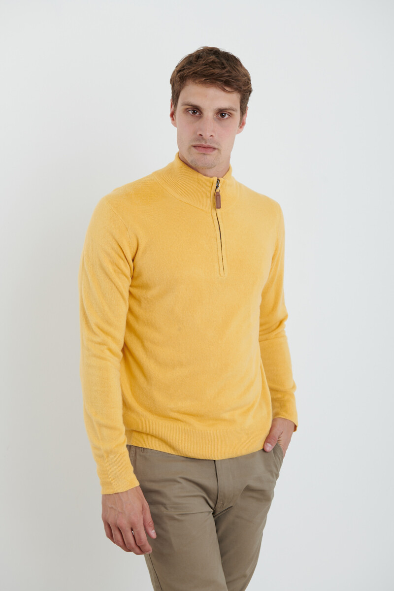 REMERA HARRINGTON LABEL - Amarillo 